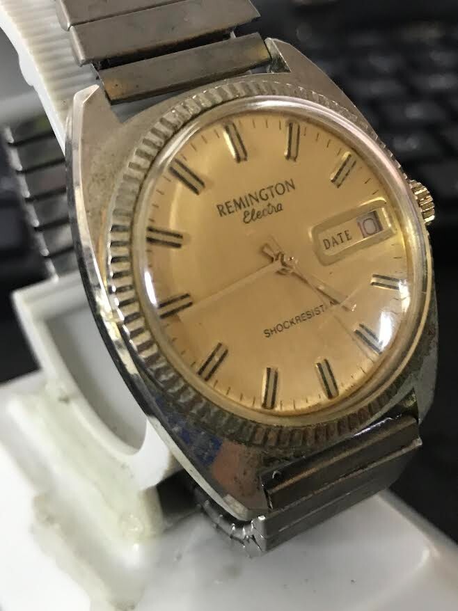 Remington Electra #23 36mm Gold Dial Manual Winding Men's Watch