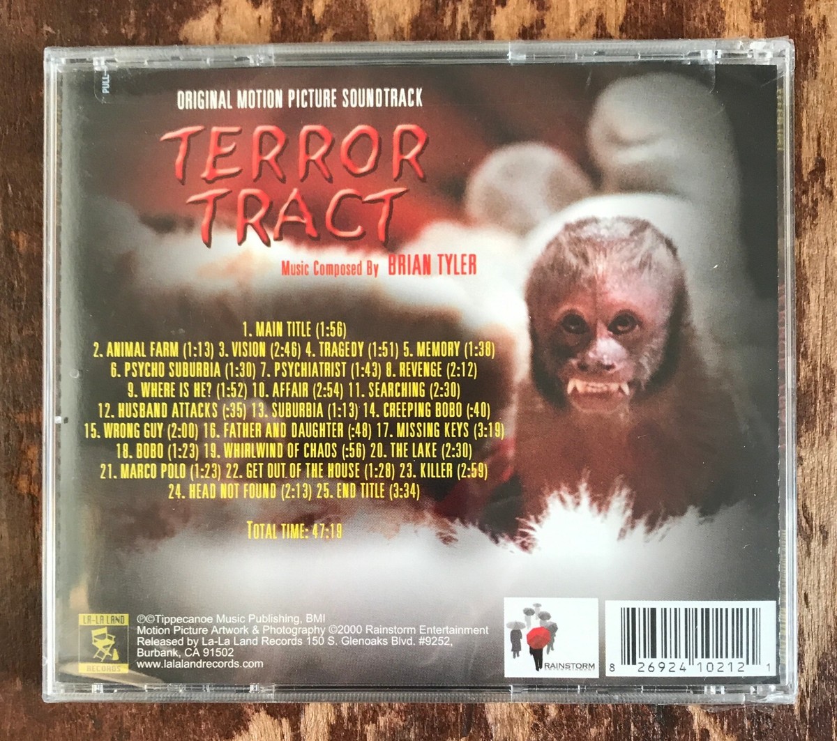 Terror Tract (John Ritter, David DeLuise) Original Soundtrack CD