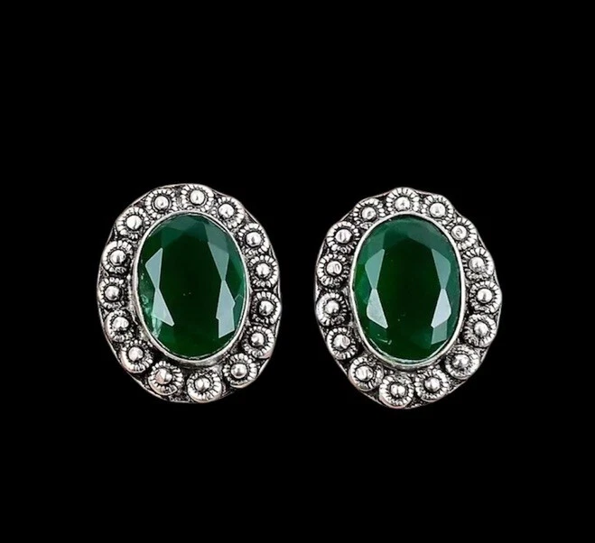 925 St.Silver HAND CRAFTED GEMSTONE MEN’S CUFFLINKS UK SELLER-IN A CUFFLINK BOX - Image 3 of 4