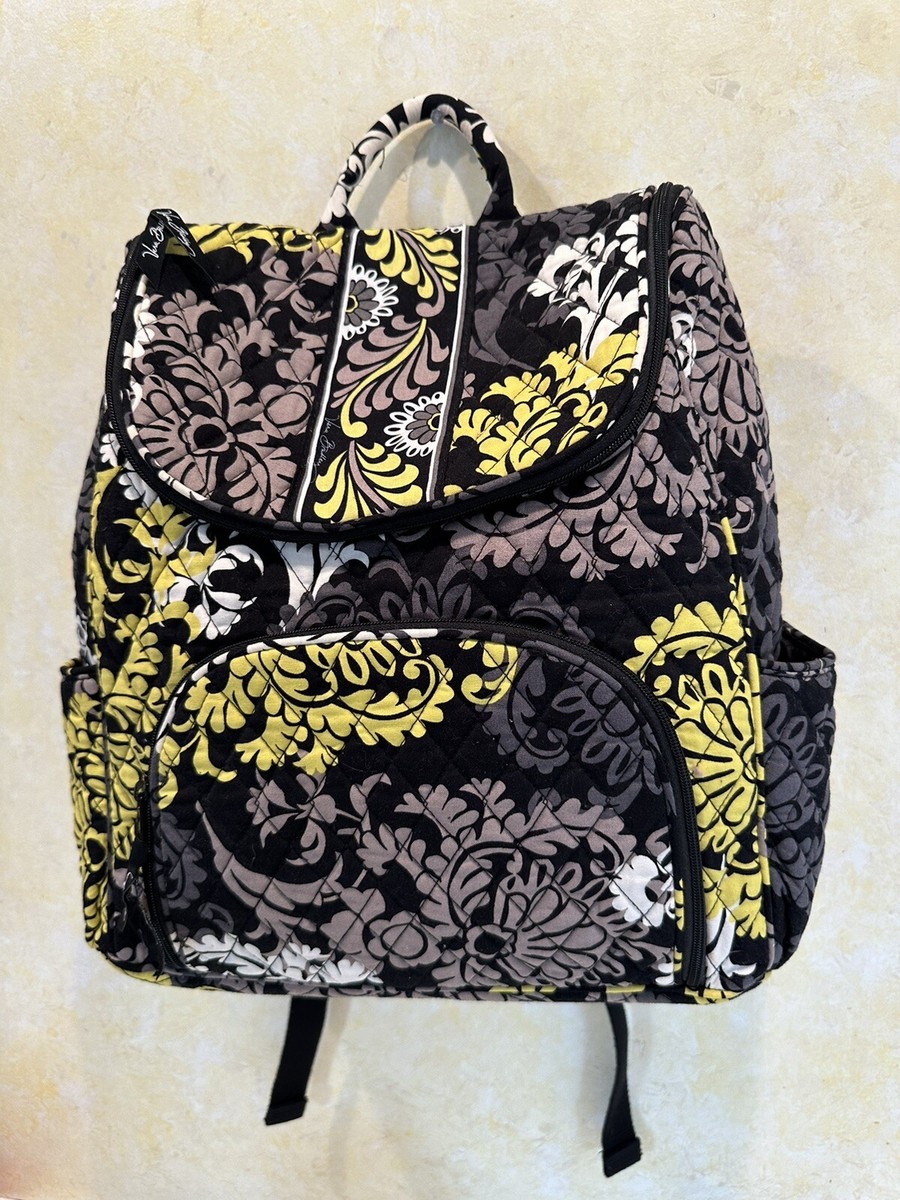 Vera Bradley Double Zip Backpack Pattern Baroque Black  display picture 3