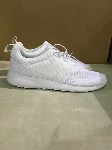 all white roshe one