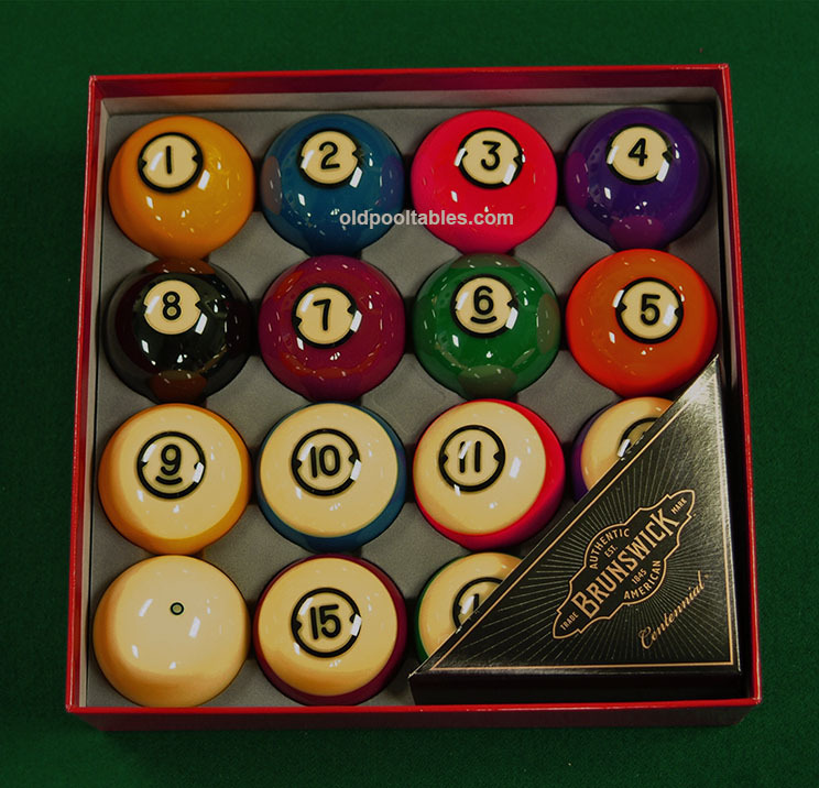 Brunswick Centennial Pool/Billiards Ball Set Brand New eBay