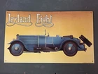 Vintage Style AAA Tin Sign - Leyland Eight Blue Car 16-1/4" x 9-1/2"