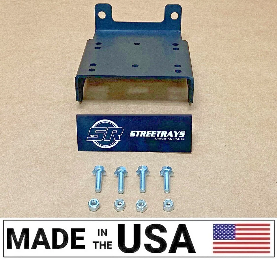 [SR] Winch Mounting Bracket Mount Plate FOR Suzuki King Quad 450 500 700 750 - Image 3 of 4