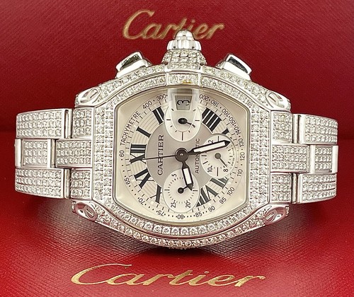 Cartier Roadster XL Men's Watch Silver 