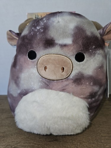 Squishmallow 8" Greggor Reindeer Moose Bronze Horn Starry Night Plush New w/Tags - Picture 2 of 5