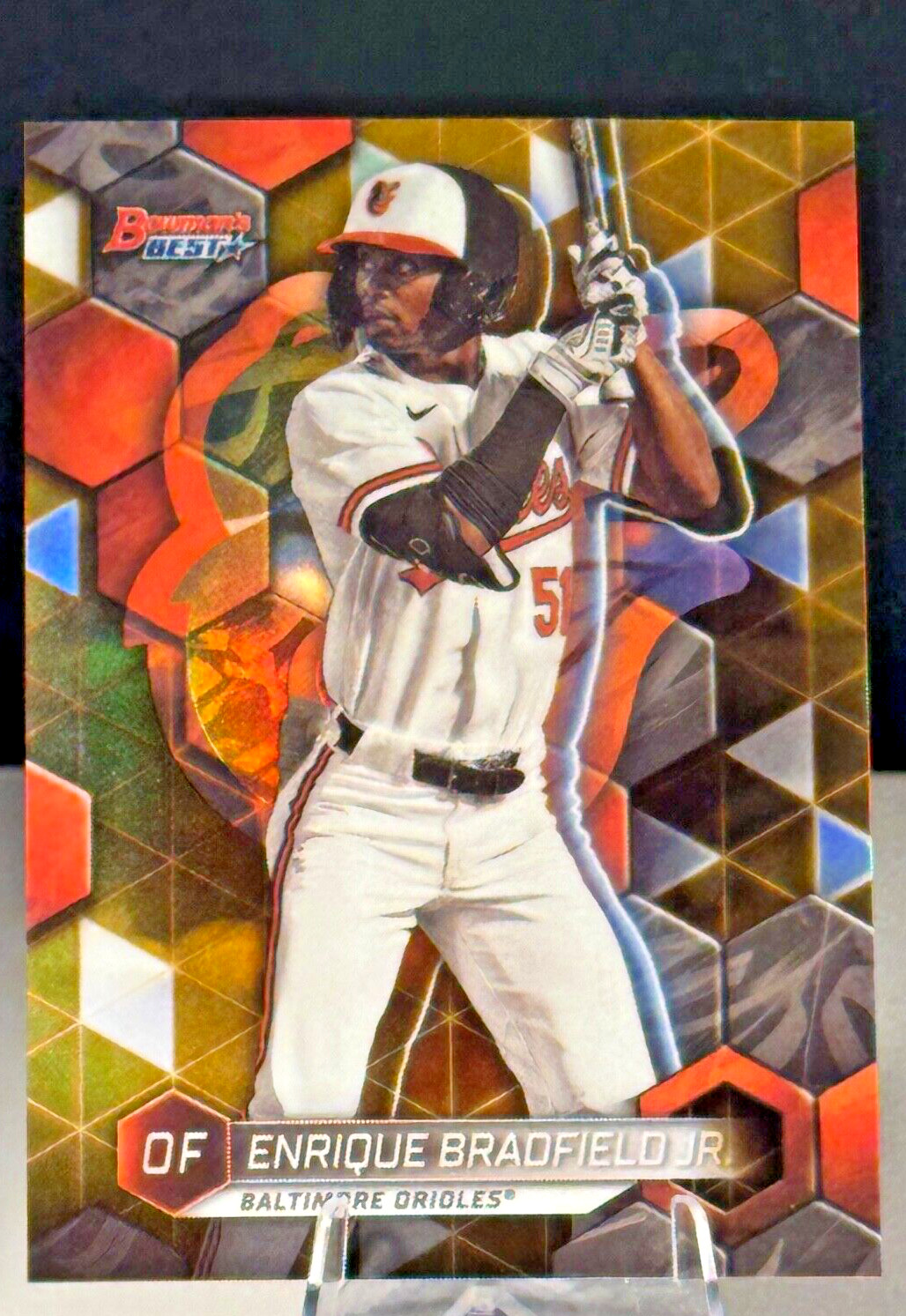 2023 Bowmans best Enrique Bradfield Gold Refractor /50 #TP-15