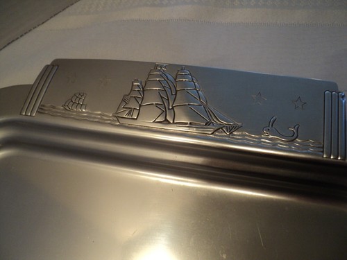 Vintage, Kensington Aluminum, Large Tray, 23" X 14.5" w/Handles - Near Perfect - Picture 2 of 5
