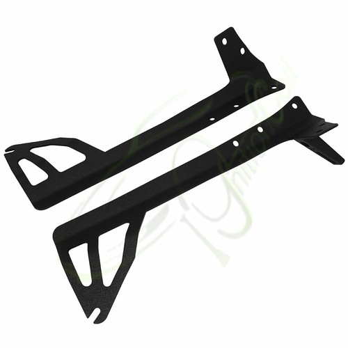 For 2007-2017 Jeep Wrangler JK 2pcs Mount Work Light Bracket Black 52inch - Picture 8 of 11