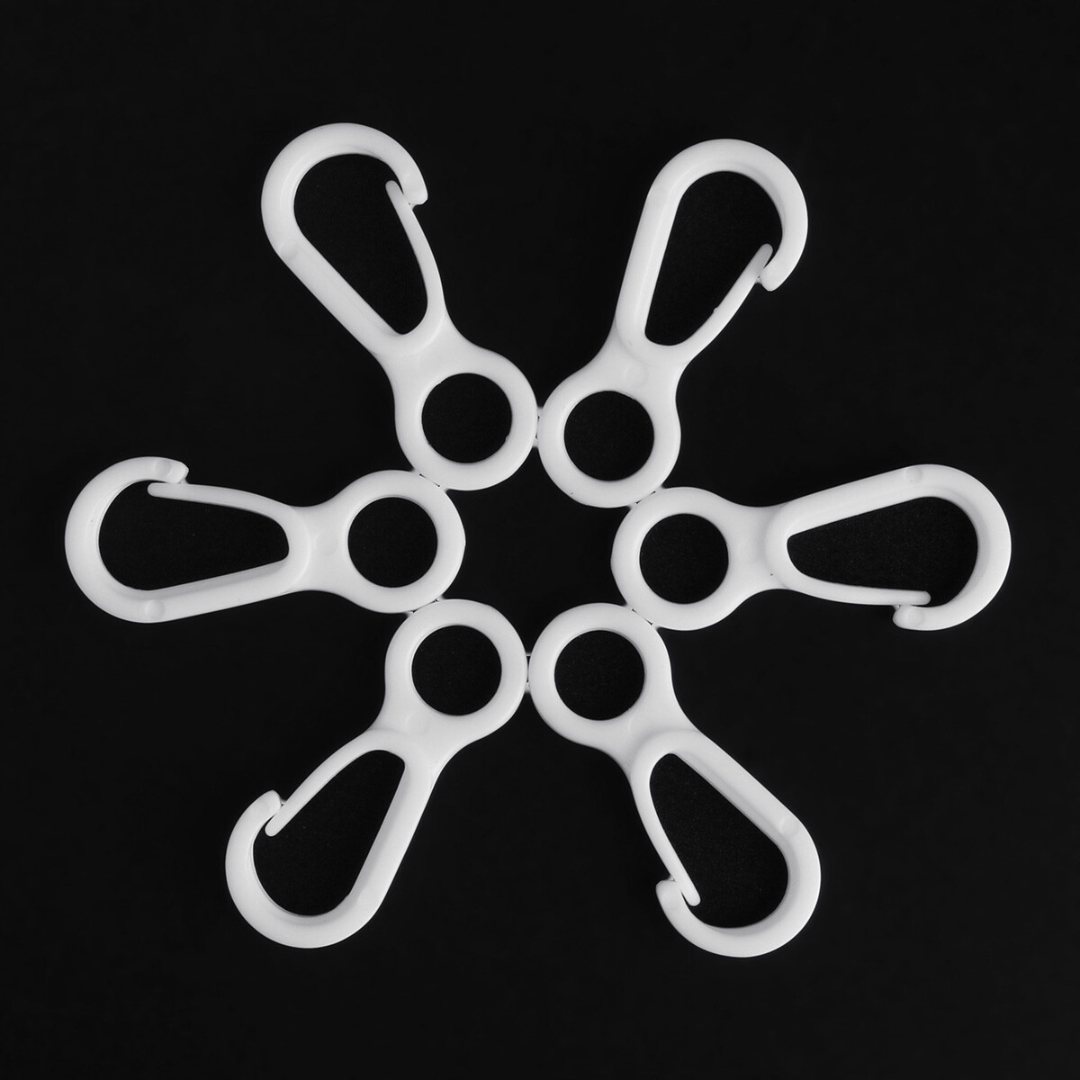 Comoda Clip Per Palo Bandiera Attacco Calze A Vento Sfera Cavo Elastico - Foto 5