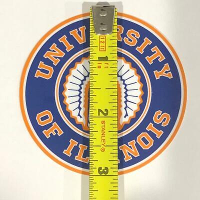 Fighting Illini Chief Illiniwek University of Illinois Vinyl Sticker 3 x 3