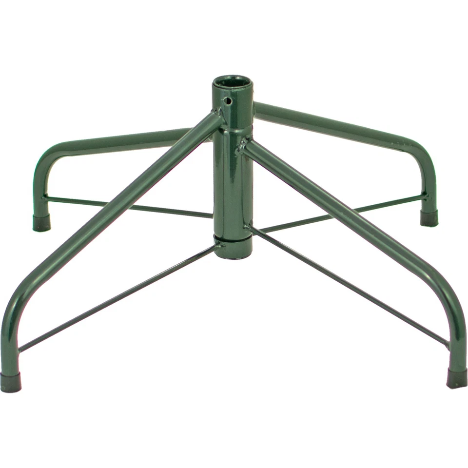 36in Green Metal Tree Base Stands, Artificial Christmas Trees Folding Legs - Image 3 of 3