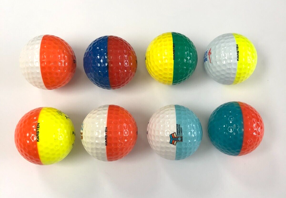 8 MultiColored Collectible Ping Golf Balls eBay