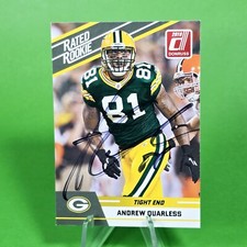 ANDREW QUARLESS ROOKIE PACKERS SIGNED, AUTOGRAPH ON CARD