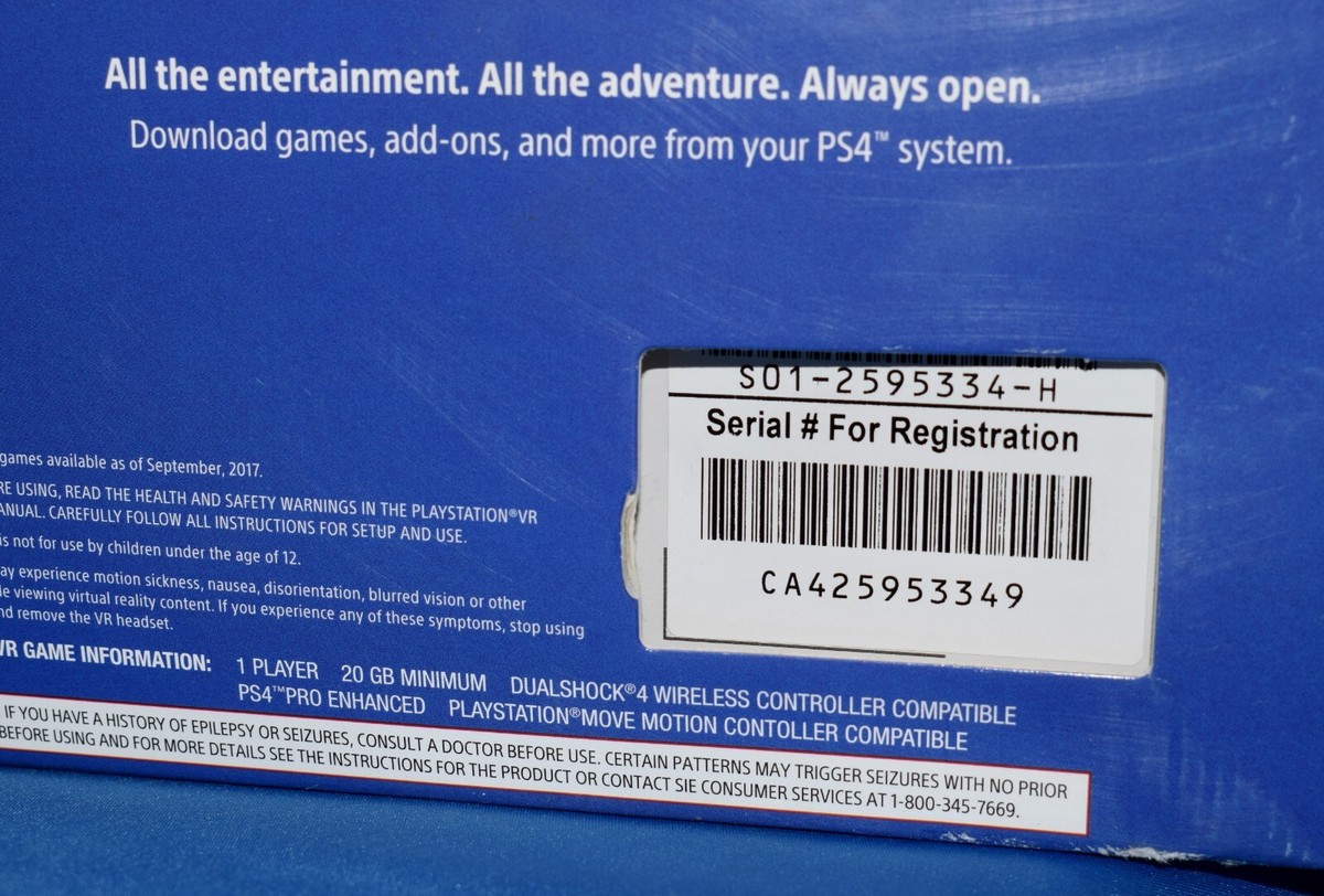 BRAND NEW Sony PlayStation The Elder Scrolls V: Skyrim VR Headset