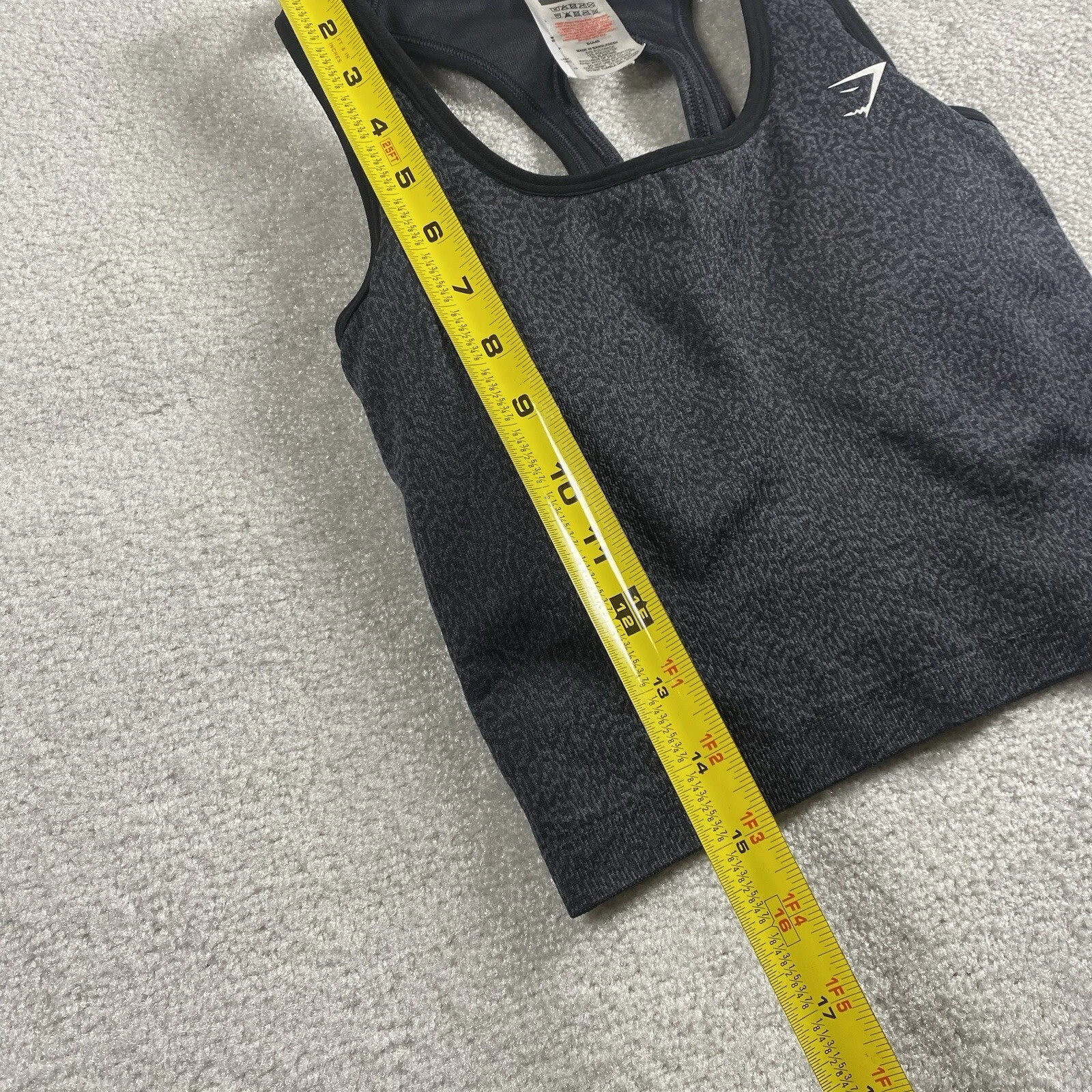 gymshark adapt animal seamless crop gym workout tank-top