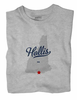 Hollis New Hampshire NH T-Shirt MAP