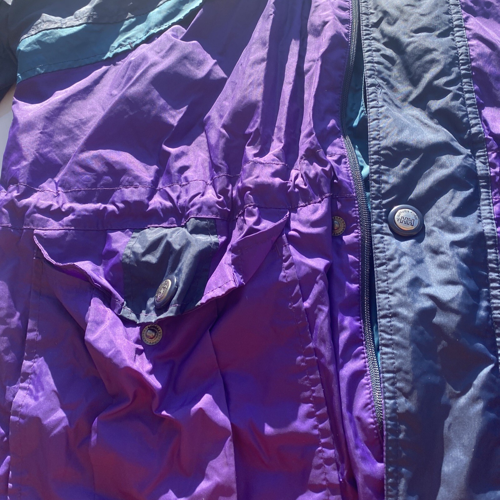 Helly-Hansen rain jacket Flannel Lined Windbreake… - image 3