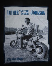 Blues Guitarist LUTHER "GUITAR JUNIOR" JOHNSON & THE MAGIC ROCKERS (XL) T-Shirt