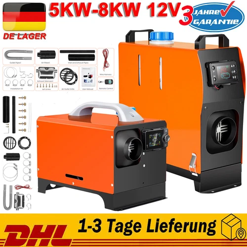 5KW 12&24V Dieselheizung Standheizung Luftheizung Air Heater Lufterhitzer