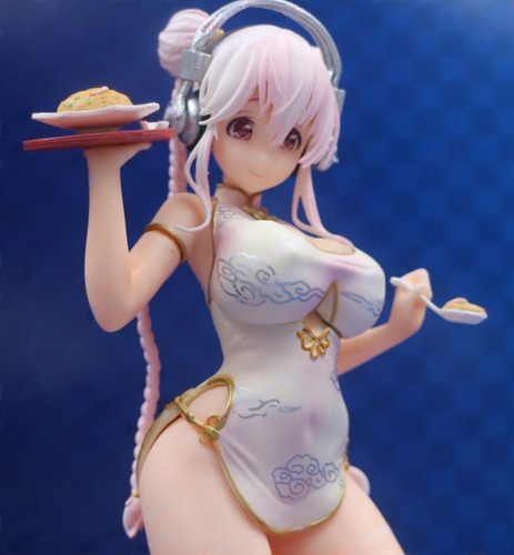 Anime Cheongsam Super Sonico Figure Pvc Statue 6.6in" Nobox
