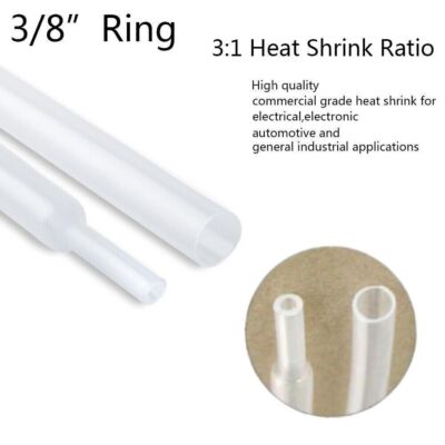 Marine Grade 3:1 Heat Shrink Tubing -Ratio 1/4'' Diameter Wire Cores Protect Kit