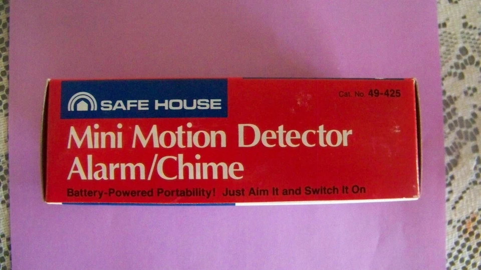 Safe House Mini Motion Detector Alarm/Chime New in Package - Image 3 of 4