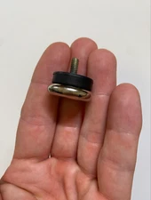 1 NOS late 40s Herman Miller Eames Rope Edge Chair Domes of Silence Glide