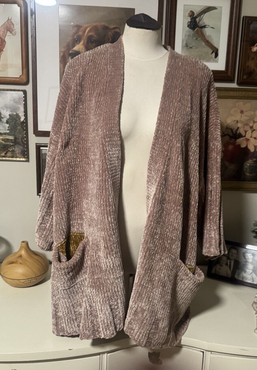 Anthropologie Moth Chenille Knit Cardigan Size Me… - image 5