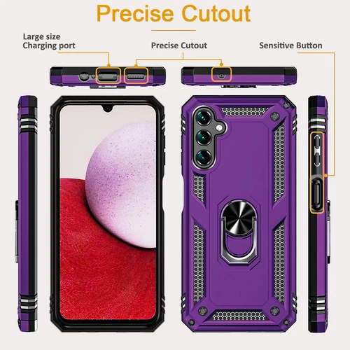For Samsung Galaxy A15 5G A16 A14 A54 Case Phone Cover Shockproof+Tempered Glass - Zdjęcie 36 z 76