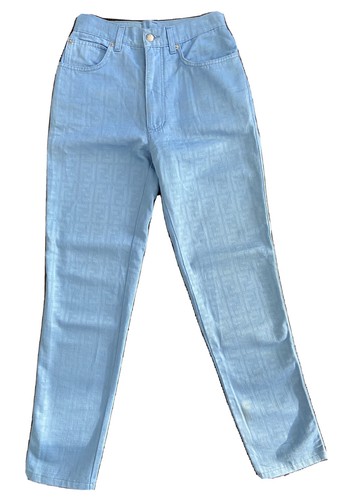 Rare Vintage FENDI Zucca Monogram Jeans 