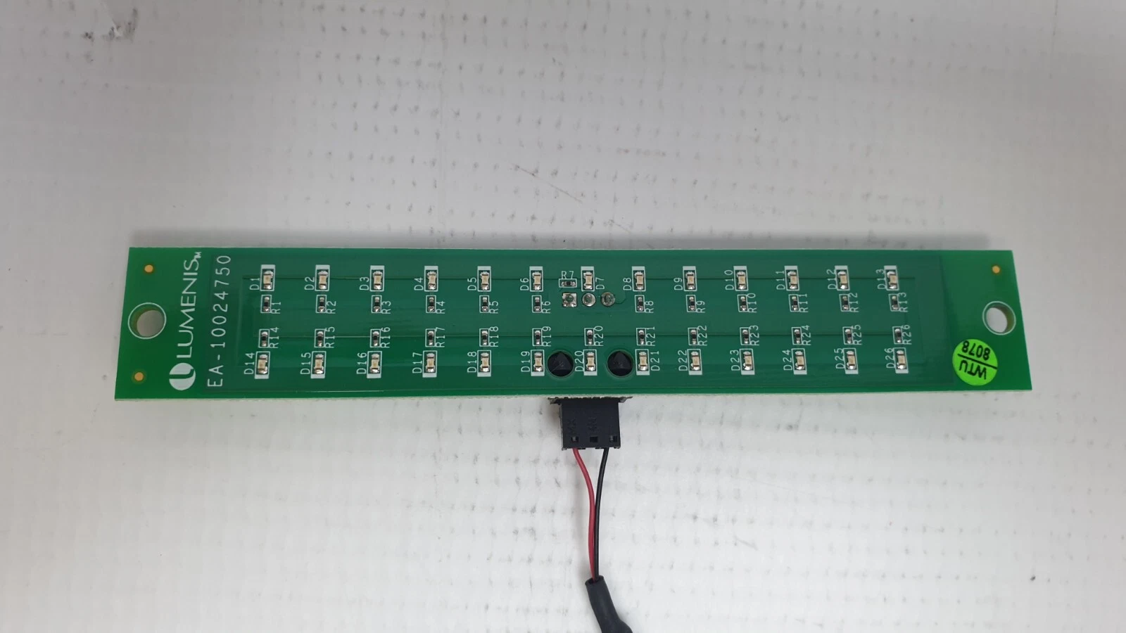 Front of Lumenis EA-10024750 board with positions D1-D26 and R1-R26