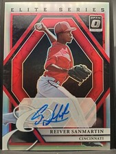 2022 Panini Donruss Optic Elite Series Reiver Sanmartin Auto #ESS-RS Reds