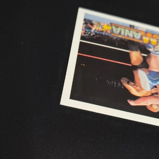 1990 WWF Classic WrestleMania Card #85 The Battle of the Brawlers WWE - Image 4 of 4