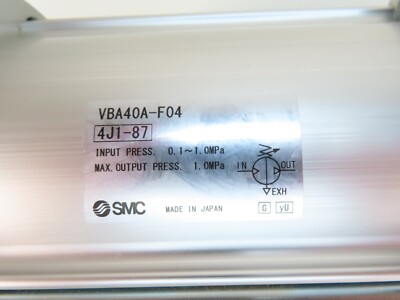 SMC VBA40A-F04 Pneumatic Booster Regulator 1/2 NEW IN BOX | eBay