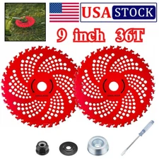9inch 36Teeth Carbide Tip Brush Cutter Blades Weed Eater Blades for Brush Cutter