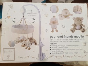 bear cot mobile
