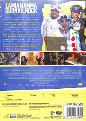 Dvd LA MIA MAMMA SUONA IL ROCK con Massimo Ceccherini nuovo