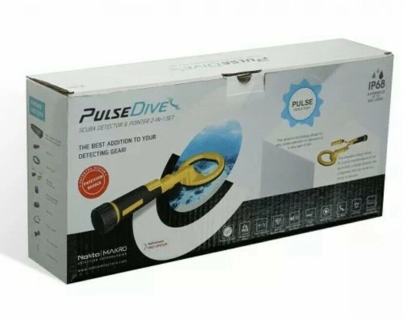 Nokta PulseDive Scuba Detector & Pin Pointer 2-in-1  Yellow + CASE  EXTRAS NEW - Image 2 of 4