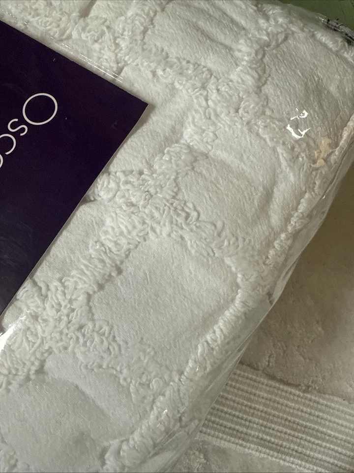 Oscar Oliver Blanco Cameron Cortina de Ducha Talla 72" x 72" Nuevo 🌹 Foto 2 de 3