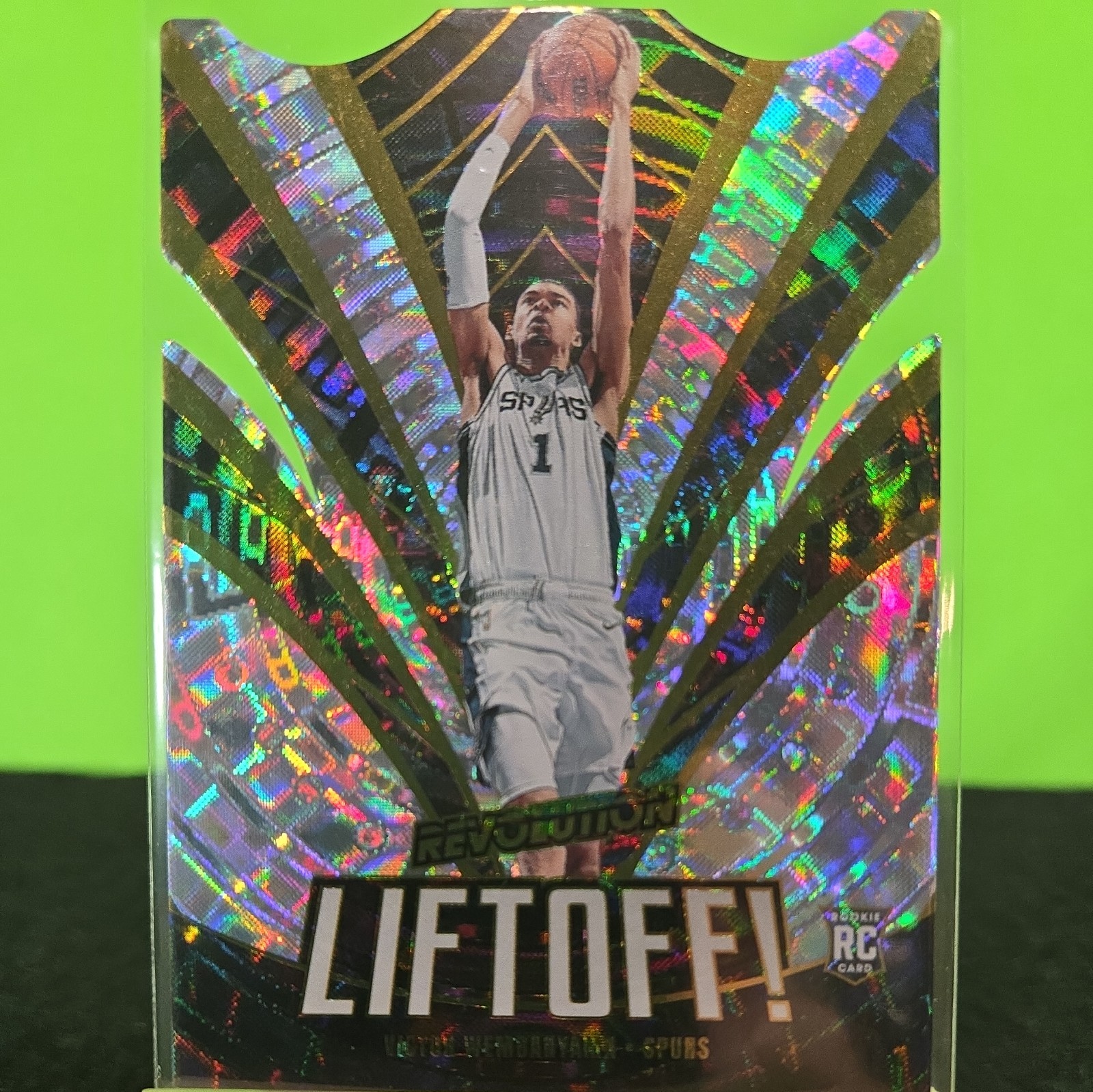 2023-24 Panini Revolution Victor Wembanyama- Liftoff! #6 Fractal (RC) SP