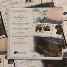 7x7 Lot of x7 (84 Sheets) Page Protectors Creative Memories Old Style 2004 NOS