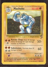 Pokemon MACHOKE 49/130 - Base 2 - - Lightly Played
