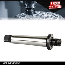 2MT Shank To 1/2"-20 Threaded Drill Chuck Arbor Morse Taper MT2 Adapter Hardened