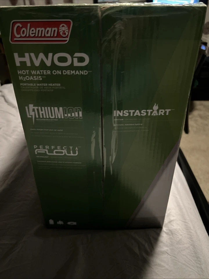 COLEMAN 热水按需 HWOD 便携式热水器 野营 丙烷 — 第 4/4 张图片