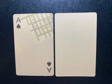 Swap Playing Card   NEW YORK CITY MAP   Ace of Spades    BLANK BACK