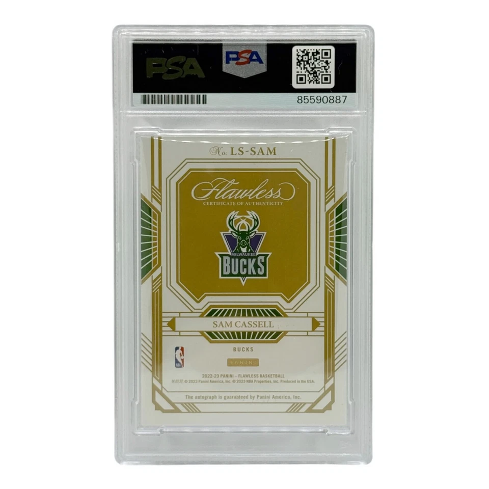 Sam Cassell Autografiado 23-24 Panini Impecables Guiones Legendarios PSA Auténtico... Foto 2 de 2