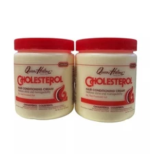 Queen Helene Cholesterol Hair Conditioning Cream- 15.2Oz (2 PACK) BRAND NEW