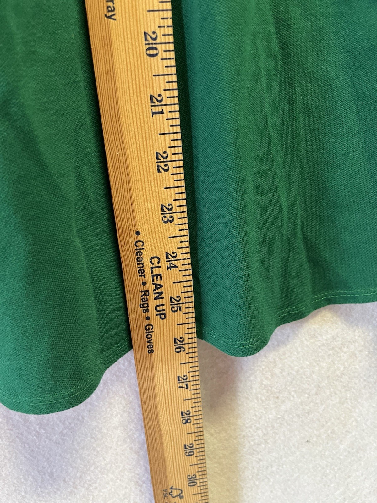 Talbots green 3/4 button Down collared Long Sleev… - image 5