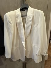 Tom Ford 20/20 Experience Ivory Tuxedo Jacket 66C Wool Mohair Switzerland